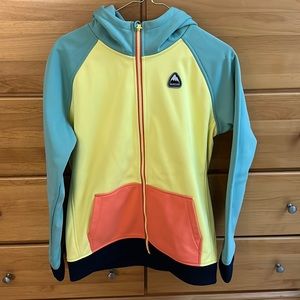Burton full zip hoodie Youth XL multi color